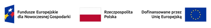 Fundusze Europejskie dla Nowoczesnej Gospodarki. Rzeczpospolita Polska. Dofinansowane przez Unię Europejską.